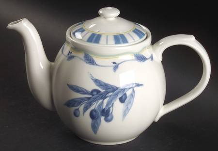 Noritake Gourmet Blue Teapot & Lid