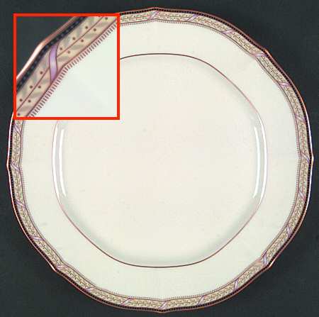Ribbon and Gold by Noritake