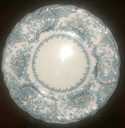 Sterling (Green Transferware) by New Wharf
