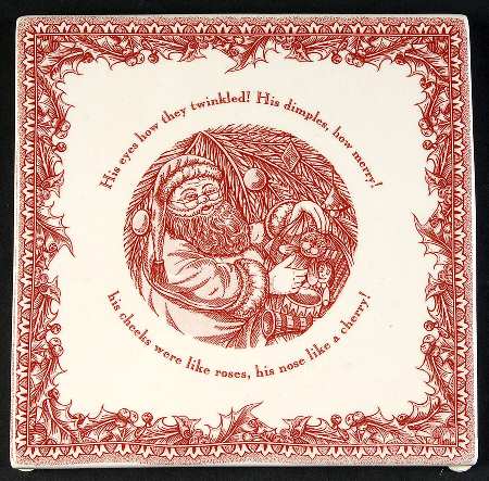 Noble Excellence Twas the Night Before Christmas Trivet