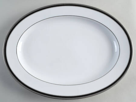 Noritake Dinnerware, Austin Platinum Large Oval Platter