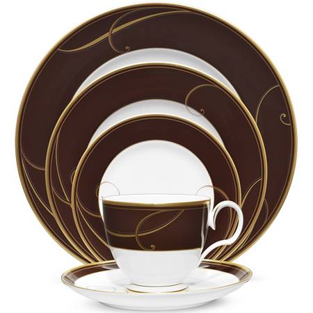 Golden Wave Chocolate by Noritake