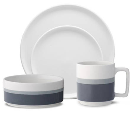 Colorstax Stripe Grey by Noritake