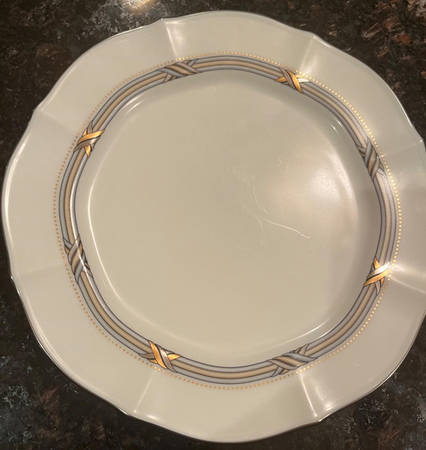 Silver Crescent by Noritake