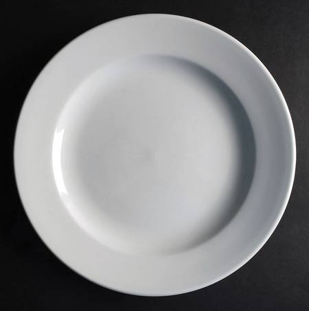 Rolled Edge Bright White by Oneida