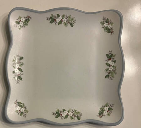 Pfaltzgraff Christmas Heirloom 8" Square Buffet Plate