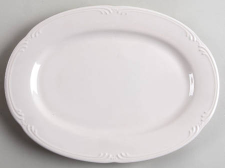 Pfaltzgraff Filigree 12" Oval Serving Platter