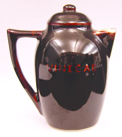 Pfaltzgraff Gourmet Brown Handled Vinegar No Cork Stopper