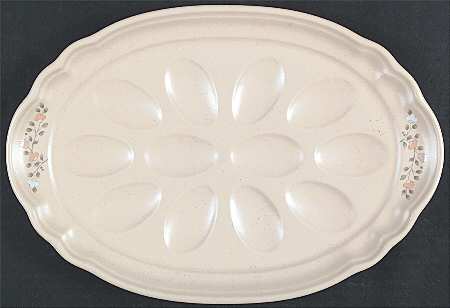 Pfaltzgraff Remembrance Deviled Egg Plate