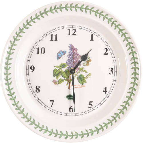 Portmeirion Botanic Garden Hanging Wall Clock