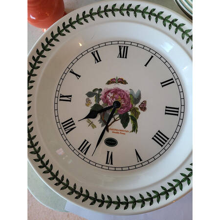 Portmeirion Botanic Garden Hanging Wall Clock