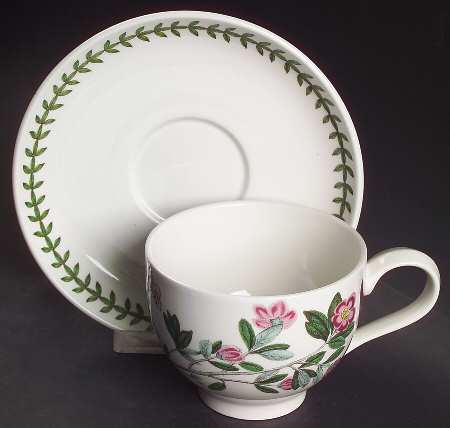 Portmeirion Botanic Garden Traditional Breakfast Cup & Saucer Set
