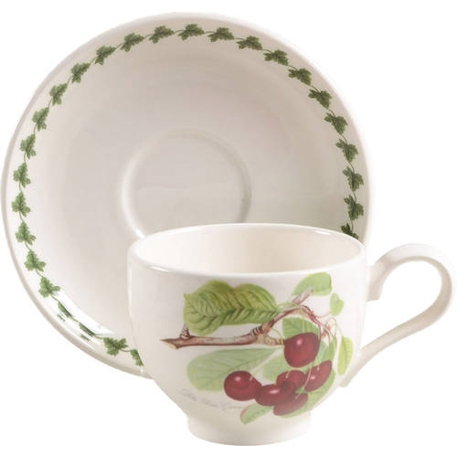 Portmeirion Pomona Traditional Breakfast Cup & Saucer w/Laurel Set