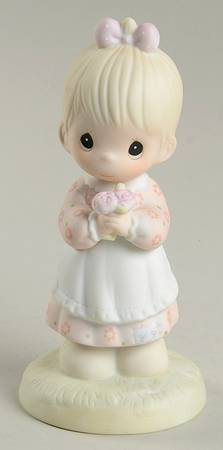 Precious Moments Mommy I Love You Trumpet Trademark with Box