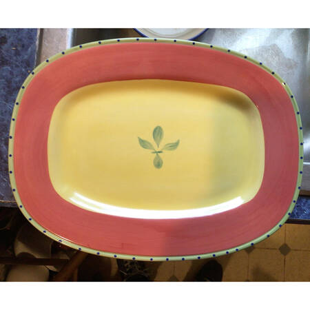 Pfaltzgraff Pistoulet 12" Rectangular Serving Platter