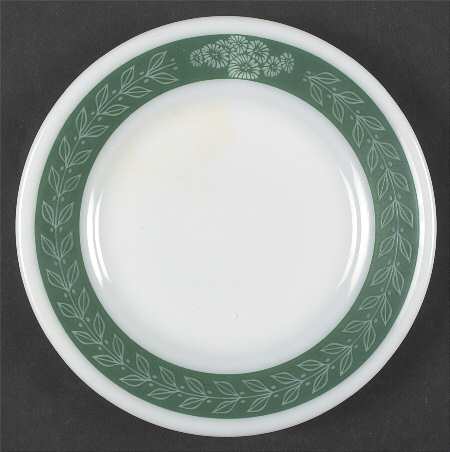 Autumn Bands Green by Pyrex