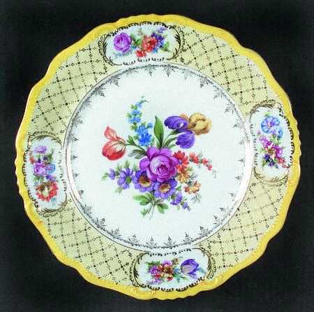 Pirkenhammer 5932 (Yellow) Dinner Plate