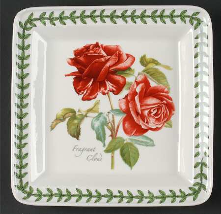 Portmeirion Botanic Roses Square Salad Plate