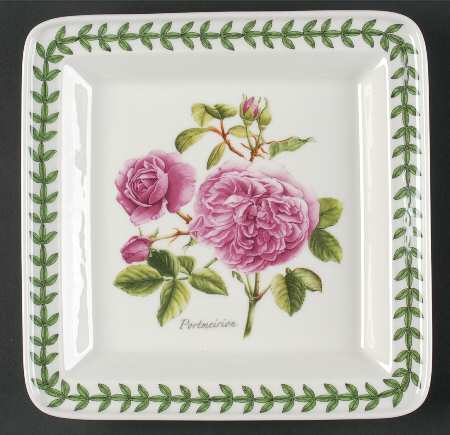 Portmeirion Botanic Roses Square Salad Plate