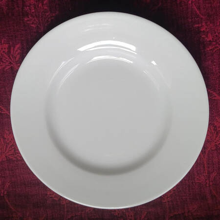 Pottery Barn China Great White Collection (Rim Shape) Dinner Plate