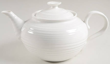 Portmeirion Sophie Conran White Teapot & Lid