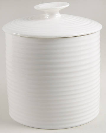 Portmeirion Sophie Conran White Large Canister & Lid
