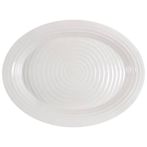 Portmeirion Sophie Conran White 20" Oval Turkey Platter