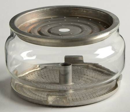 Pyrex Flameware Glass Percolator Basket with Metal Strainers