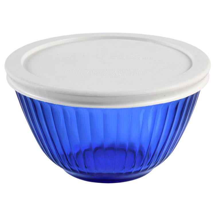Sculptured Cobalt Blue by Pyrex
