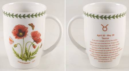Portmeirion Botanic Garden Zodiac Taurus Mug