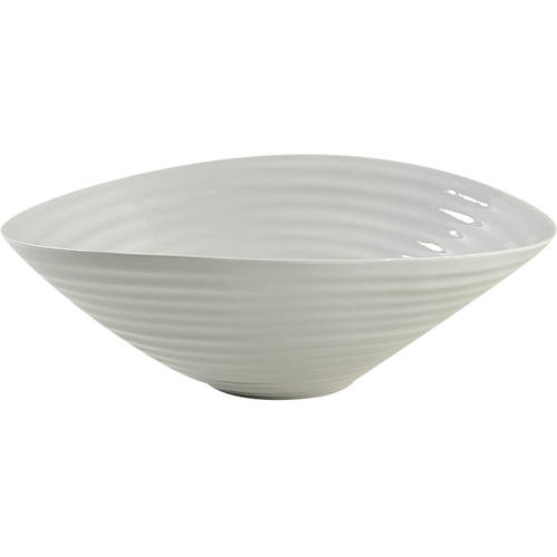 Portmeirion Sophie Conran Grey 12" Large Salad Serving Bowl