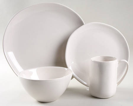 Portmeirion Arbor Creamy White 4 Piece Place Setting