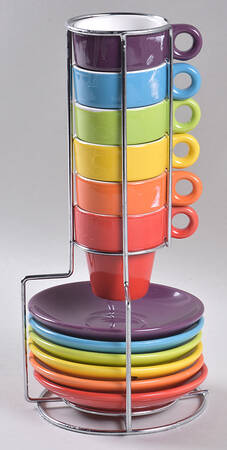 Rainbow Demitasse Set by Pier 1
