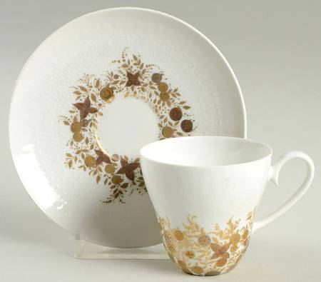 Rosenthal - Continental 6040 Flat Demitasse Cup & Saucer Set