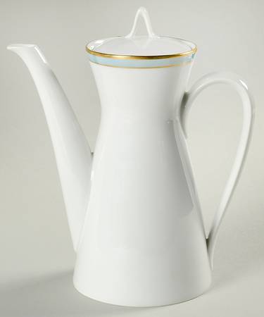 Rosenthal - Continental Gala Blue (Not Classic Rose Collection) Mini Coffee Pot & Lid