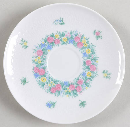 Rosenthal - Continental Garland (Multicolor, Romance) Saucer for Demitasse Cup
