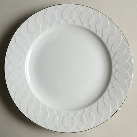 Rosenthal - Continental Platinum Band (Lotus Shape) Dinner Plate