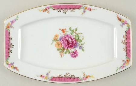 Rosenthal - Continental Queen's Rose (No Inner Gold Band) 11" Oblong Serving Platter