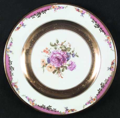Queen's Rose (Wide Gold Inner Band) by Rosenthal - Continental