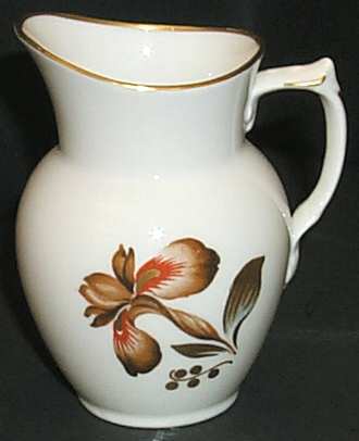Royal Copenhagen Brown Iris Creamer