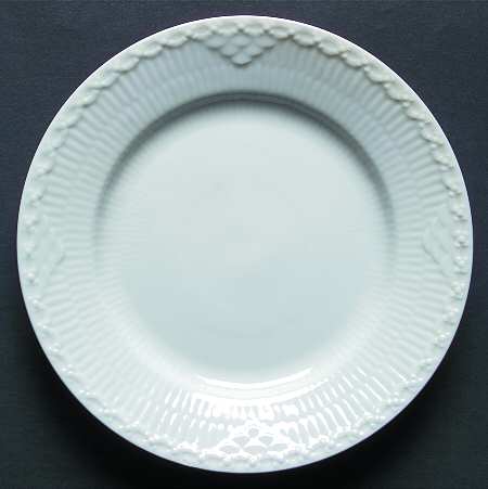 Royal Copenhagen White Half Lace Bread & Butter Plate