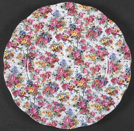 Rose Chintz (Bone China Bkstamp) by Royal Albert
