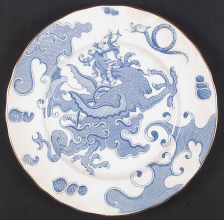 Blue Dragon (Coburg, Semiscalloped) by Royal Worcester