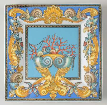 Rosenthal - Continental Les Tresors De La Mer 8" Square Tray