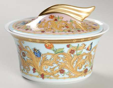Rosenthal - Continental Le Jardin De Versace Sugar Bowl & Lid