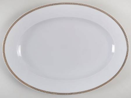 Rosenthal - Continental Medaillon Meandre D'Or 13" Oval Serving Platter