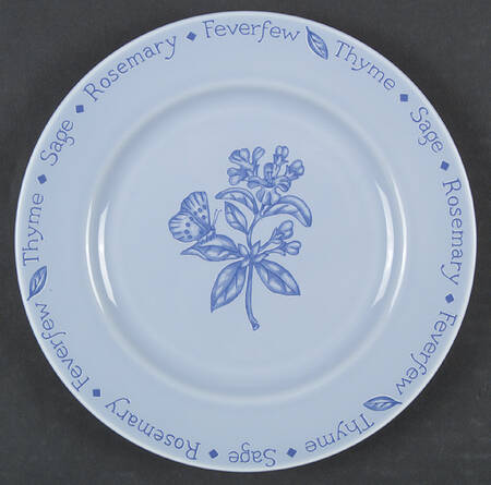 Herb Garden Blue Glaze by Royal Worcester