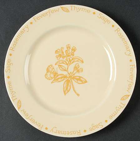 Herb Garden Yellow Glaze by Royal Worcester