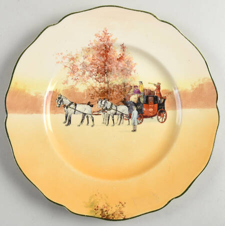 Coaching Days (Scalloped) by Royal Doulton