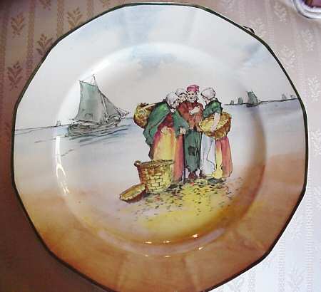 Fisherfolk A Brittany by Royal Doulton